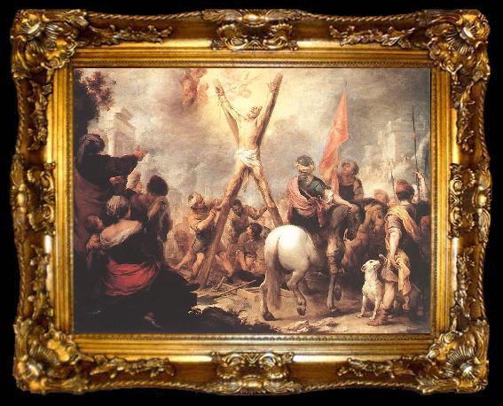 framed  MURILLO, Bartolome Esteban The Martyrdom of St Andrew g, ta009-2